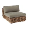 Sitzelement aus Rattan